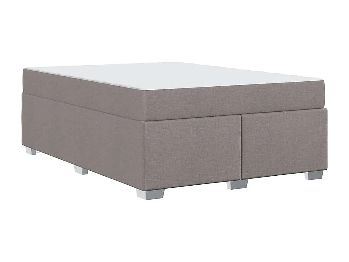 Cadre de lit Taupe 140 x 200 cm tissu