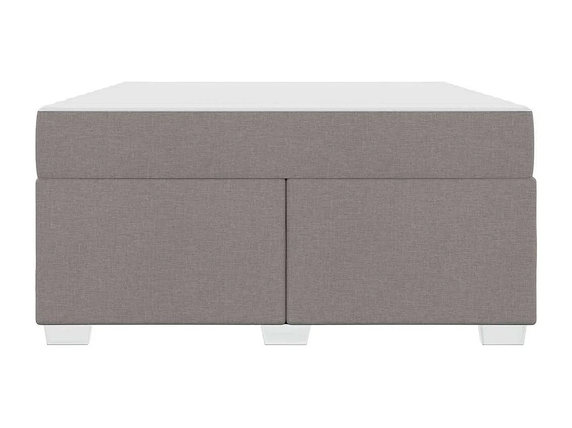 Cadre de lit Taupe 140 x 200 cm tissu