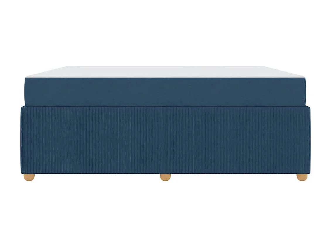 Bedframe met matras met matras Blauw 180 x 200 cm Stof