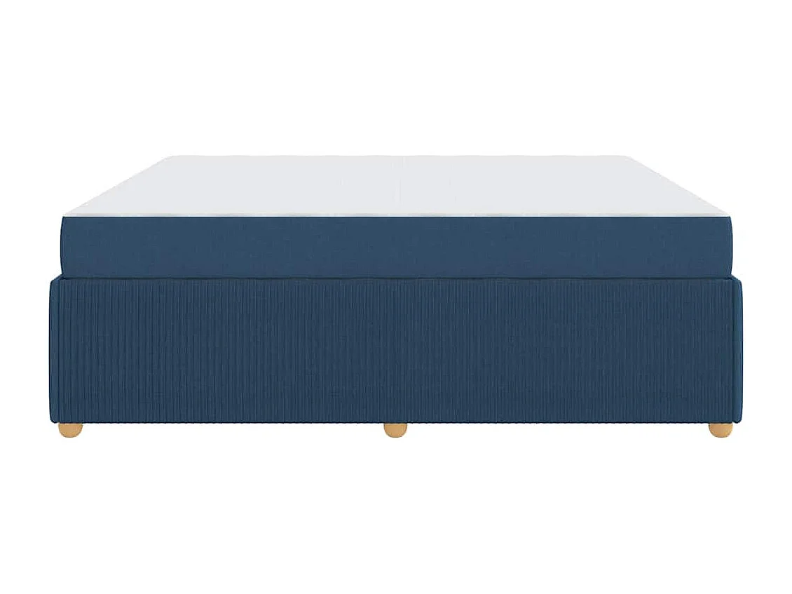 Bedframe met matras met matras Blauw 180 x 200 cm Stof