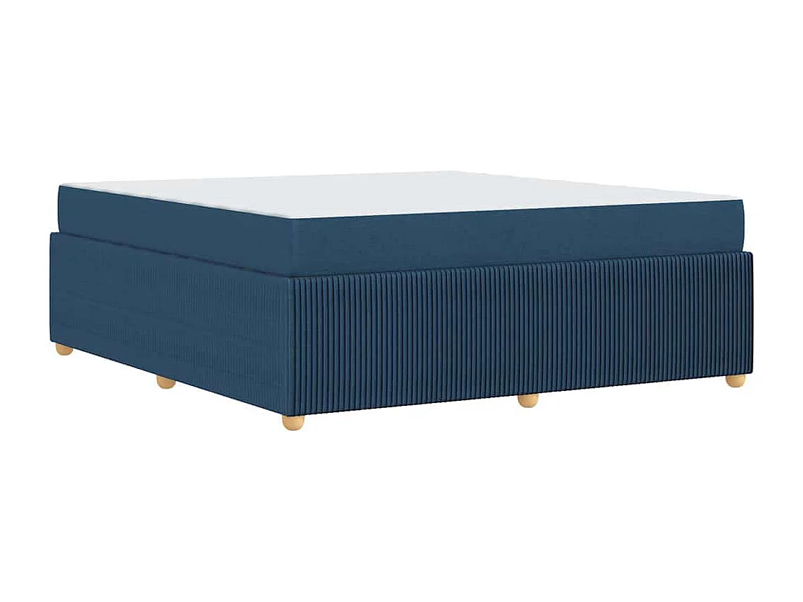 Bedframe met matras met matras Blauw 180 x 200 cm Stof