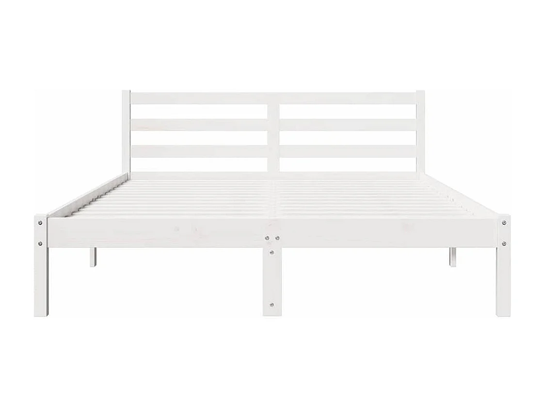 Marco de Cama 220 x 140 cm Madera maciza de pino