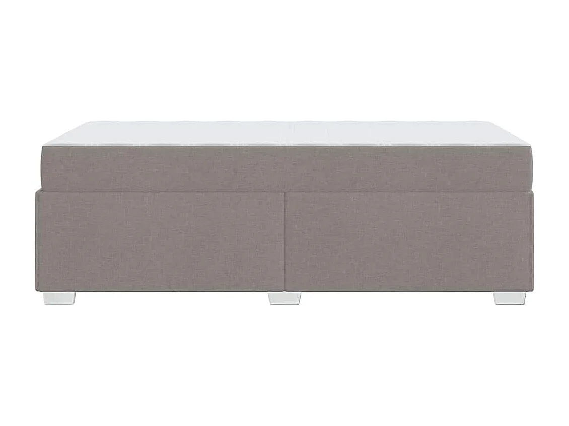 Cadre de lit Taupe 80 x 200 cm tissu