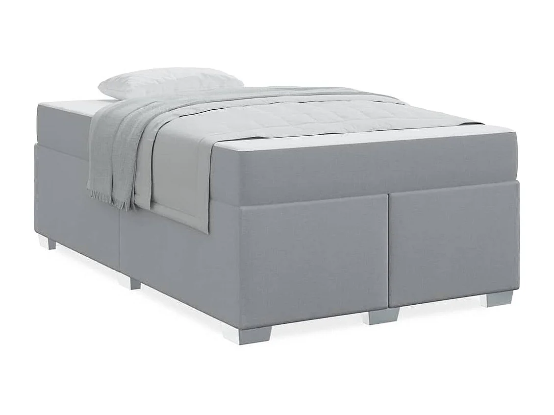 Bedframe Lichtgrijs 120 x 200 cm Stof
