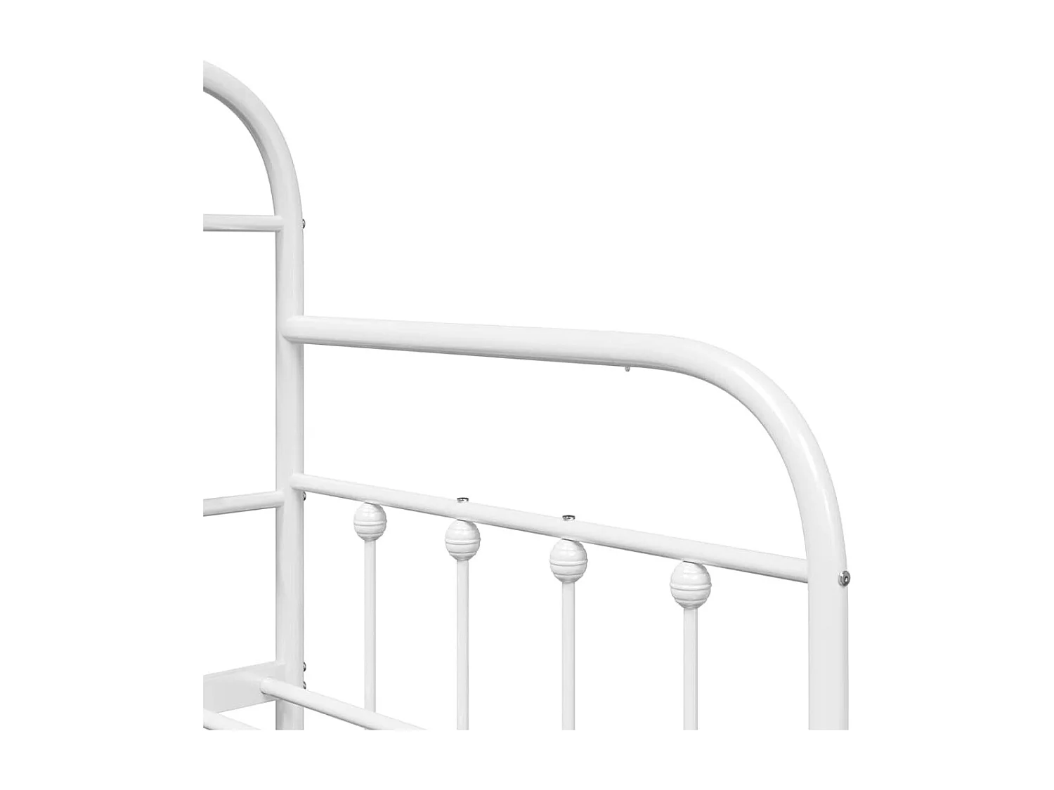 Estructura de cama de día con cabecera 80 x 200 cm Acero