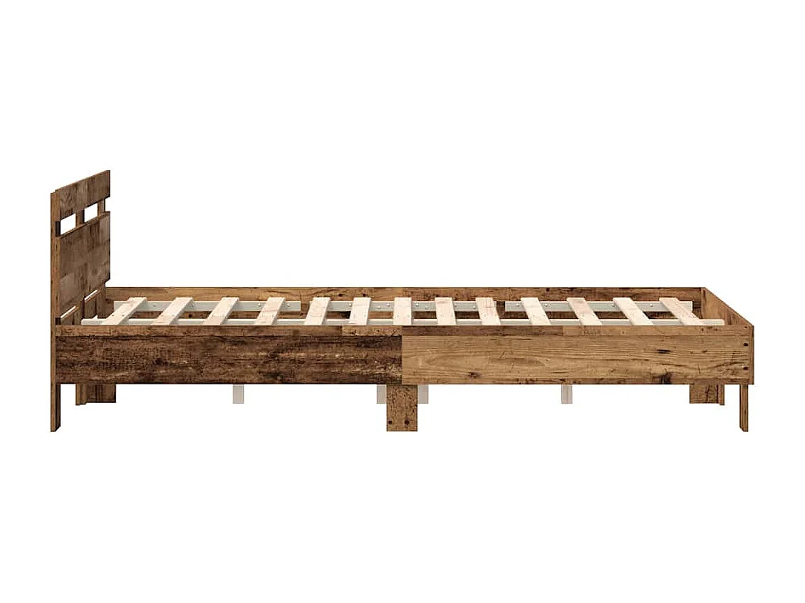 Cadre de lit Bois ancien 120 x 190 cm Bois d'ingénierie