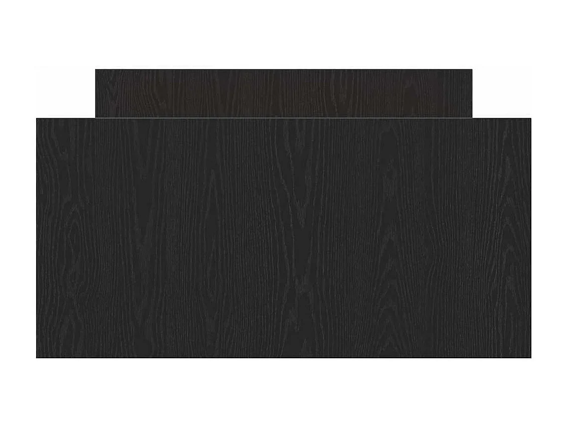 Cadre de lit Chêne noir 90 x 200 cm Bois d'ingénierie