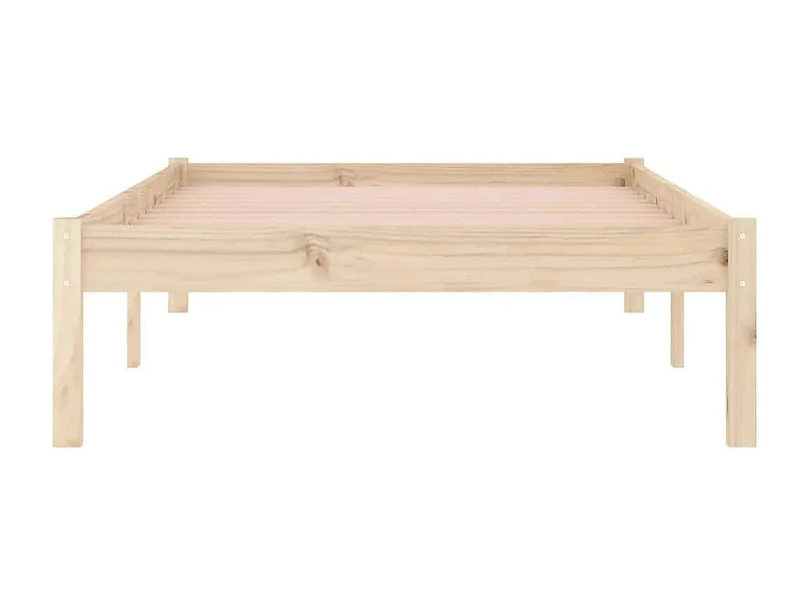 Cama sem colchão 100x190 cm Twin madeira de pinho maciça