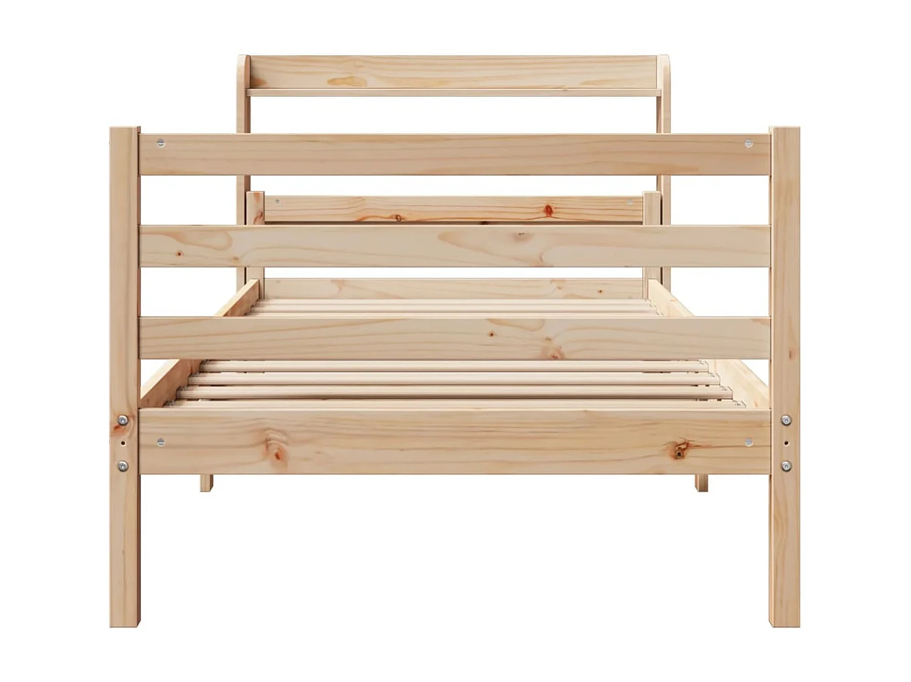 Cadre de lit avec tête de lit sans matelas 90x200 cm