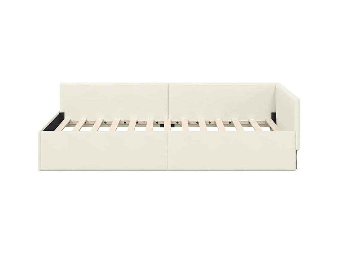 Anders met hoofdeinde Crème 100 x 200 cm