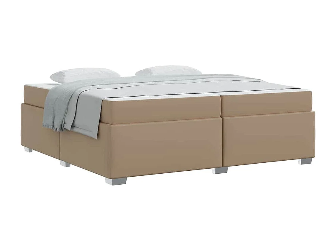 Estrutura da Cama Cappuccino 200 x 200 cm Couro sintético