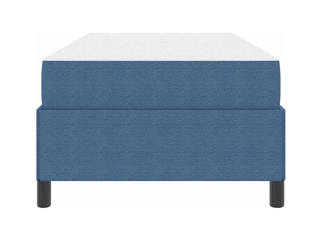 Bedframe Blauw 80 x 200 cm Katoenen stof