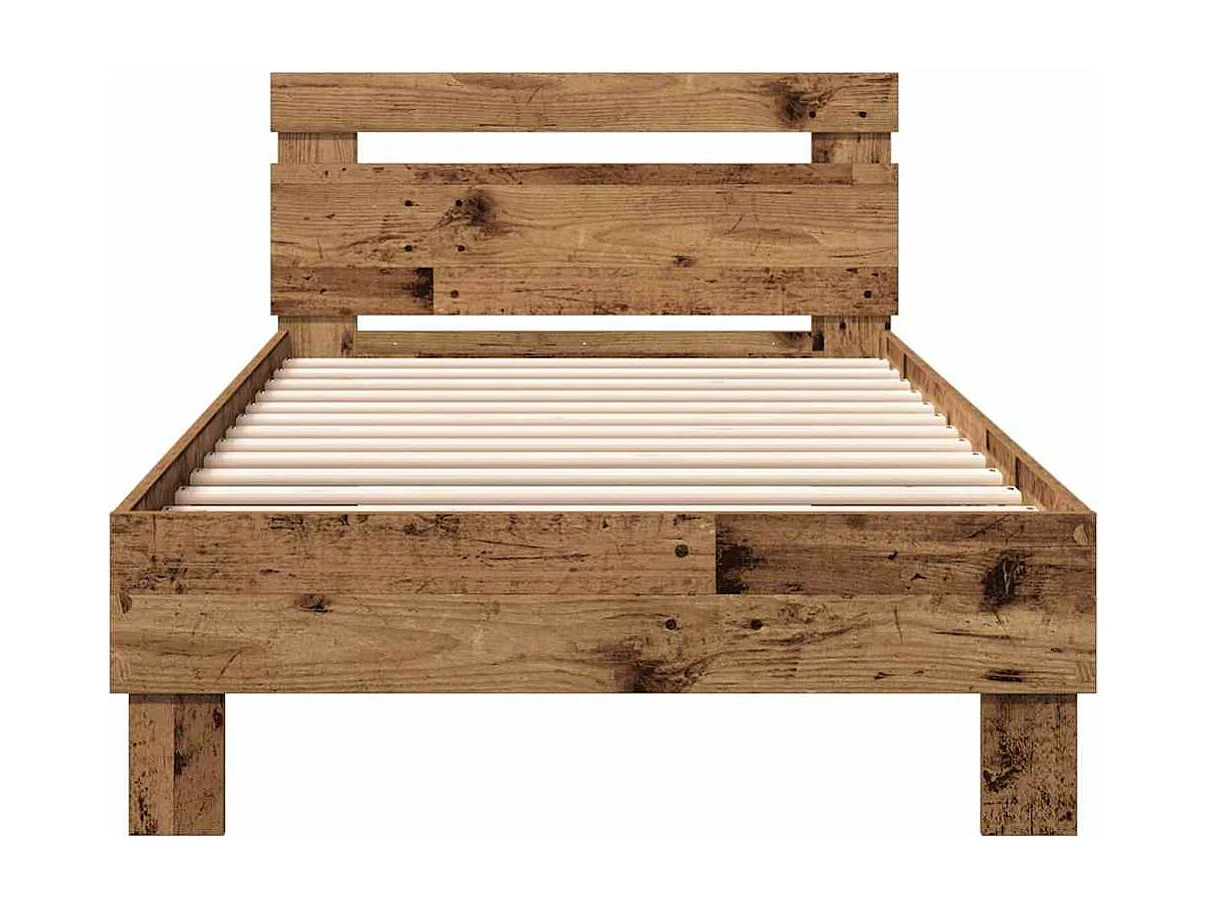Cadre de lit Bois Ancien 90 x 200 cm Bois d'ingénierie
