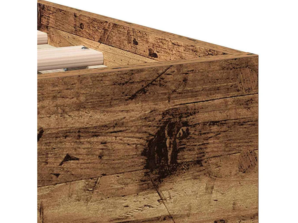 Cadre de lit Bois Ancien 90 x 200 cm Bois d'ingénierie