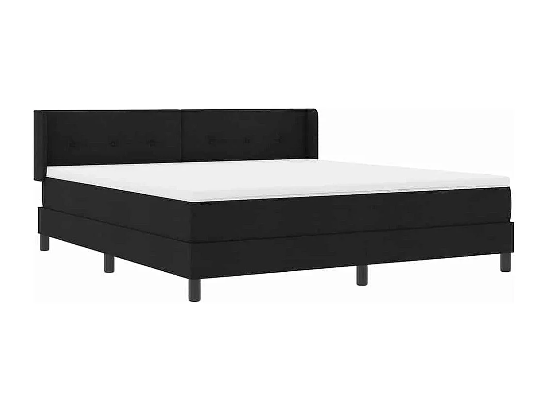 Boxspringbed met matras met matras Zwart 180 x 200 cm