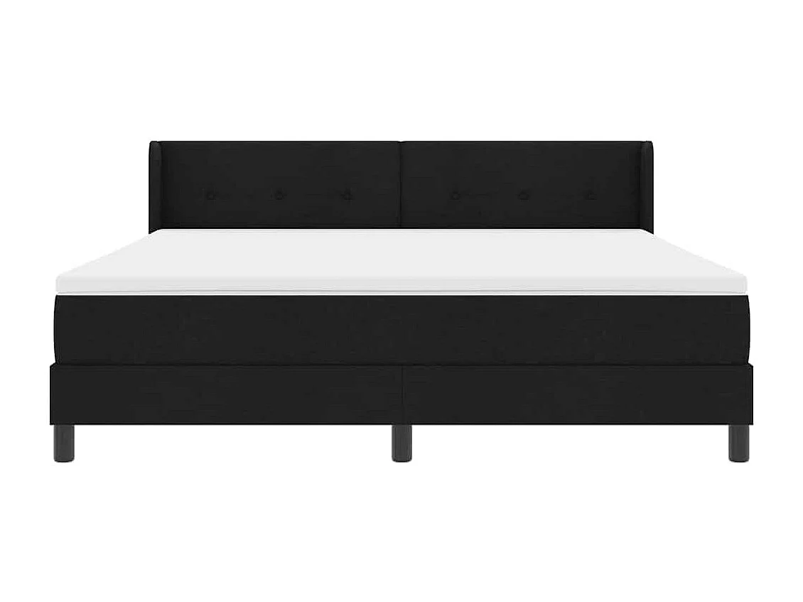 Boxspringbed met matras met matras Zwart 180 x 200 cm