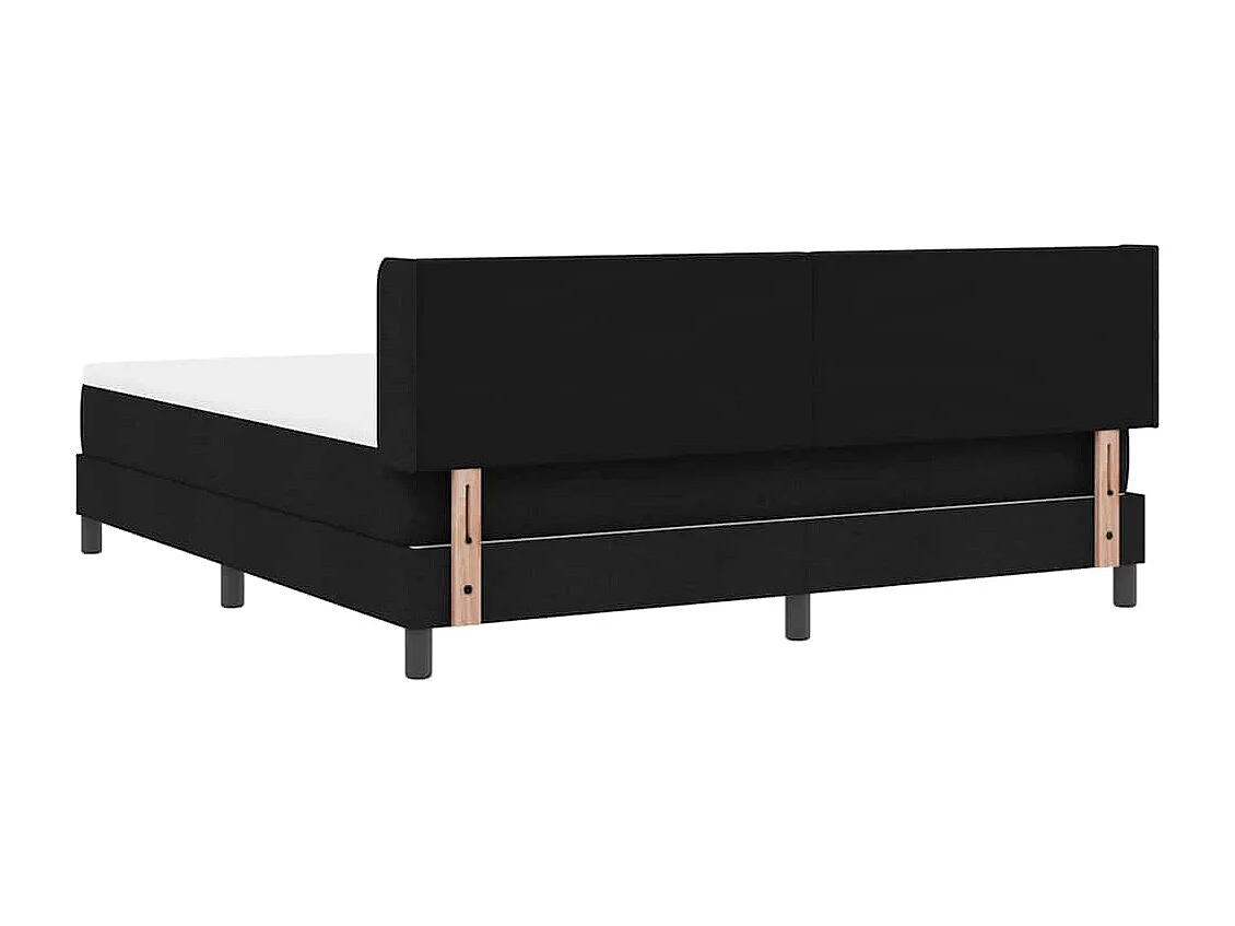 Boxspringbed met matras met matras Zwart 180 x 200 cm