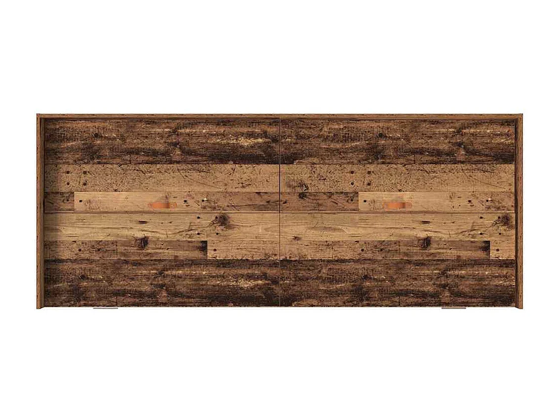 Cadre de lit avec rangement Bois Ancien 80 x 200 cm Bois d'ingénierie