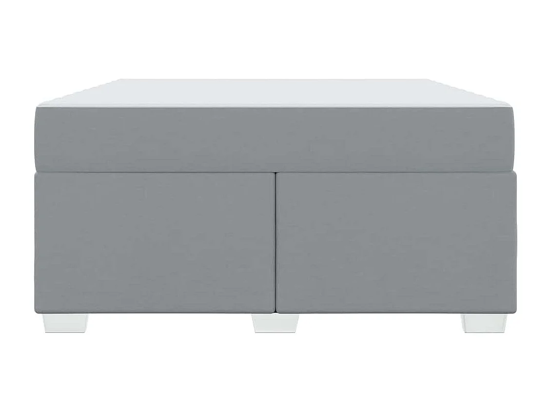 Estrutura da Cama Cinzento-claro 160 x 200 cm tecido