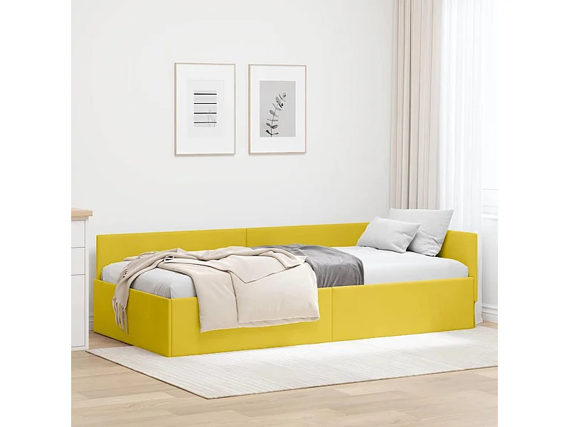Estrutura de Cama de Canto Outros Manual Amarelo 100 x 200 cm