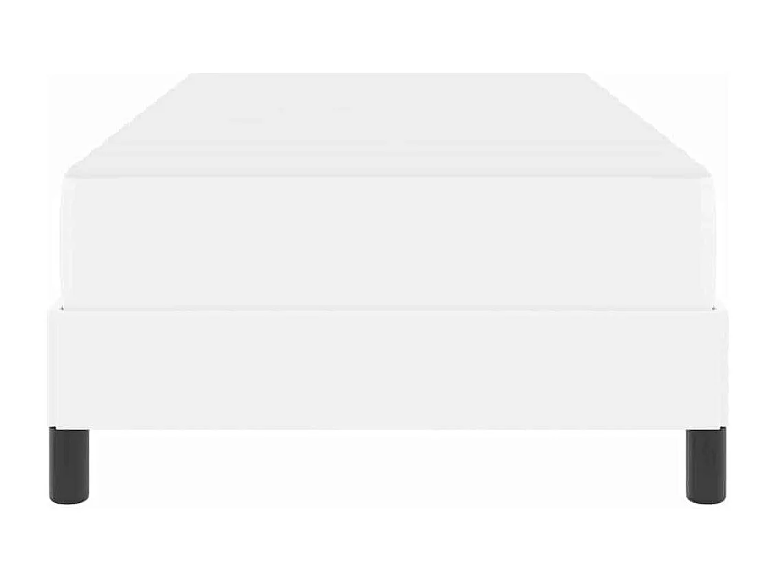 Lit Blanc pur 80 x 200 cm Faux cuir