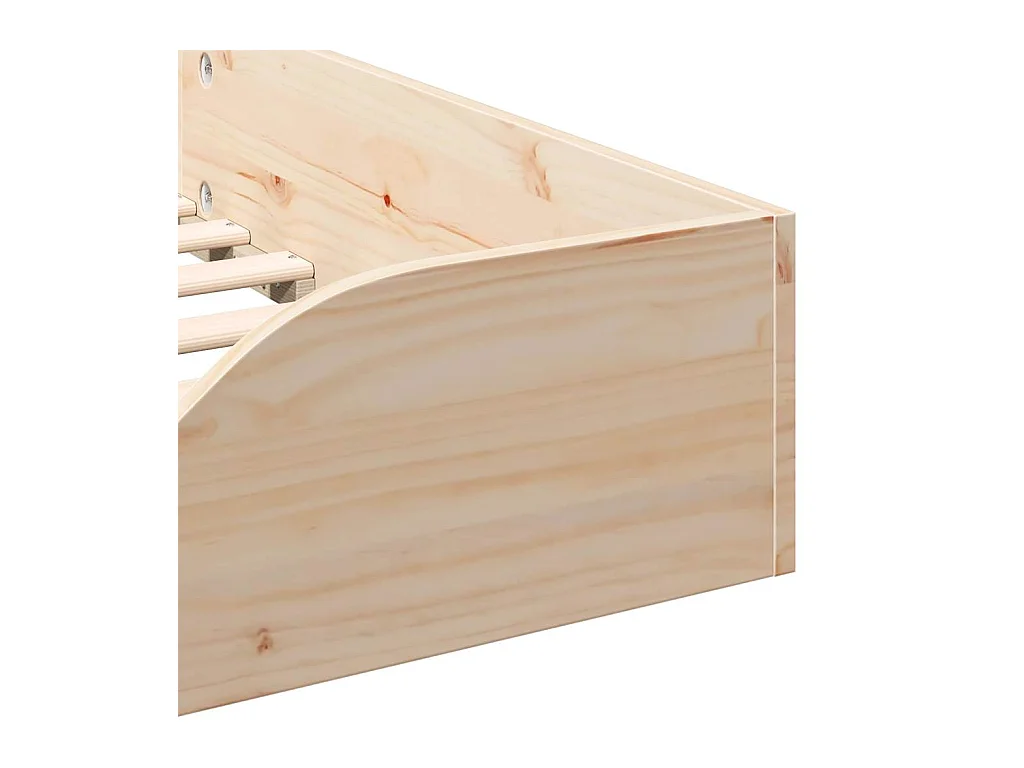 Bedframe Bruin 80 x 200 cm Massief grenenhout