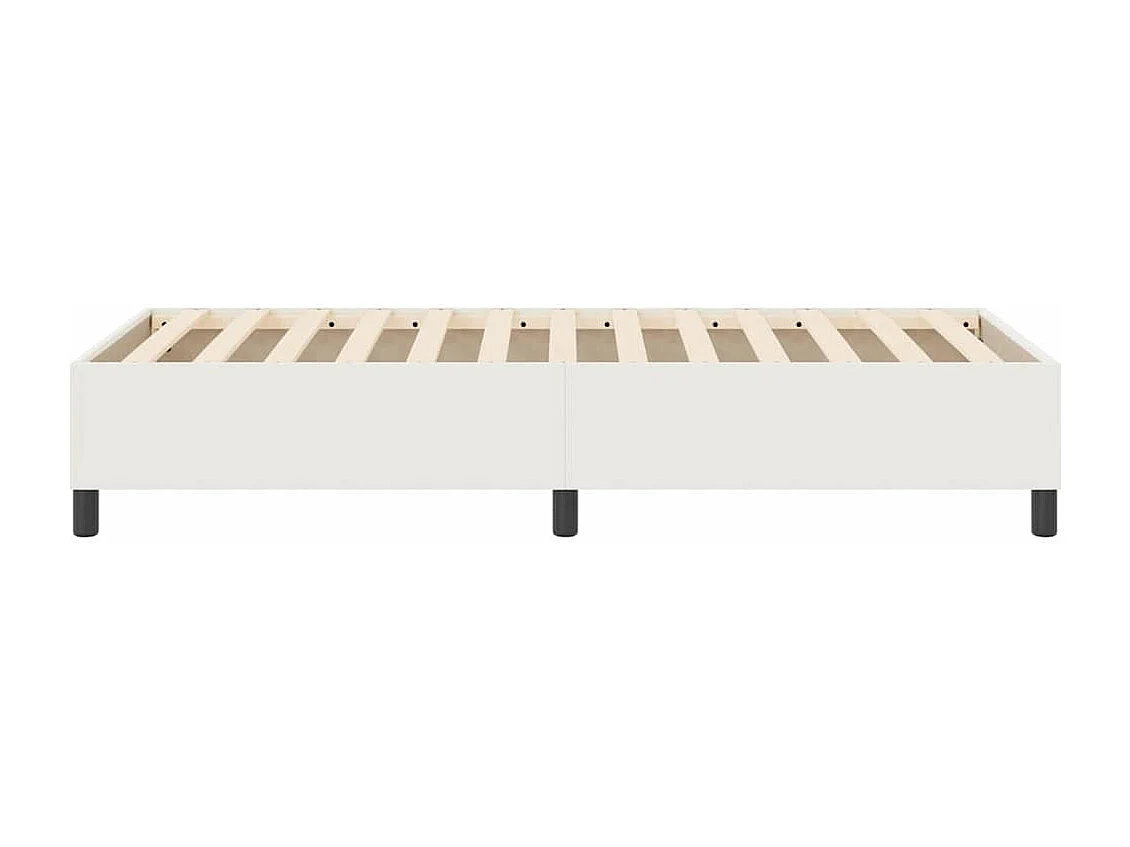 Cama tipo Box Spring Crema 90 x 200 cm Telas de pana