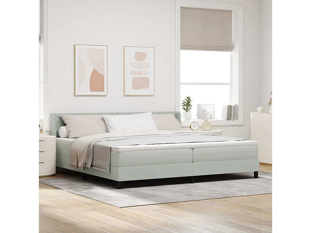 Cama con Somier y Colchón Negra 100x200 cm Terciopelo