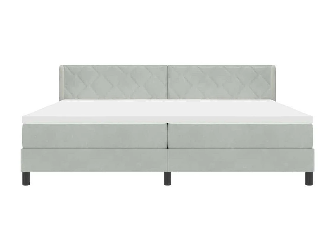 Cama con Somier y Colchón Negra 100x200 cm Terciopelo