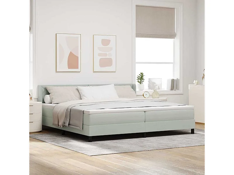 Cama con Somier y Colchón Negra 100x200 cm Terciopelo