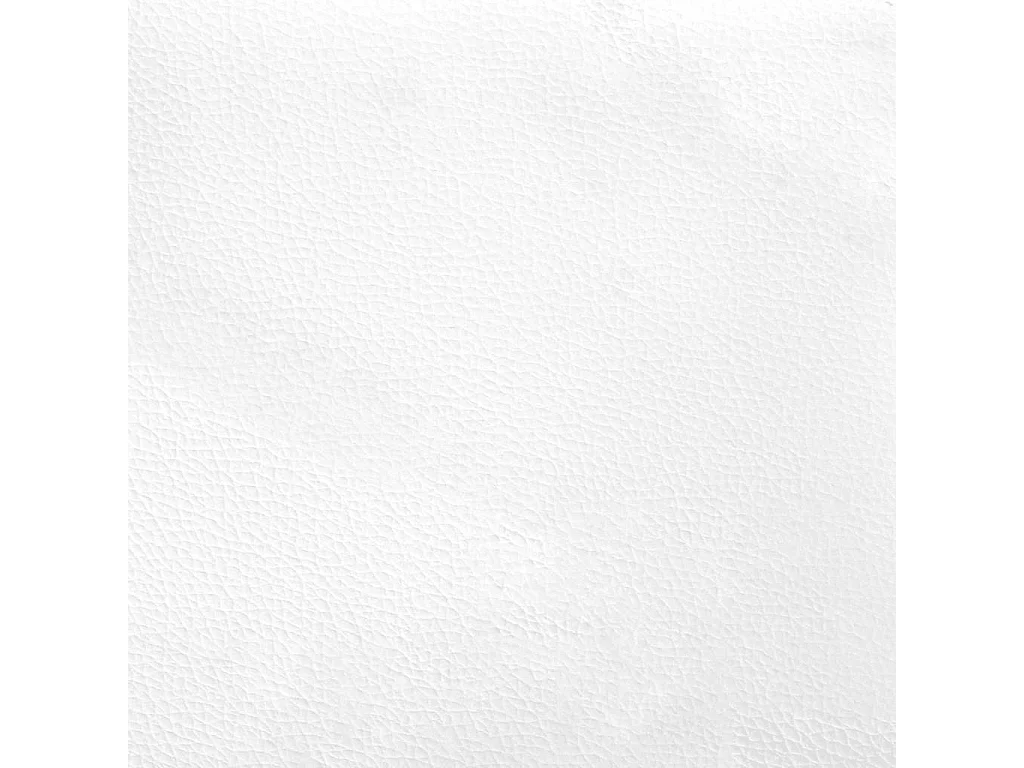 Cadre de lit sans matelas blanc similicuir