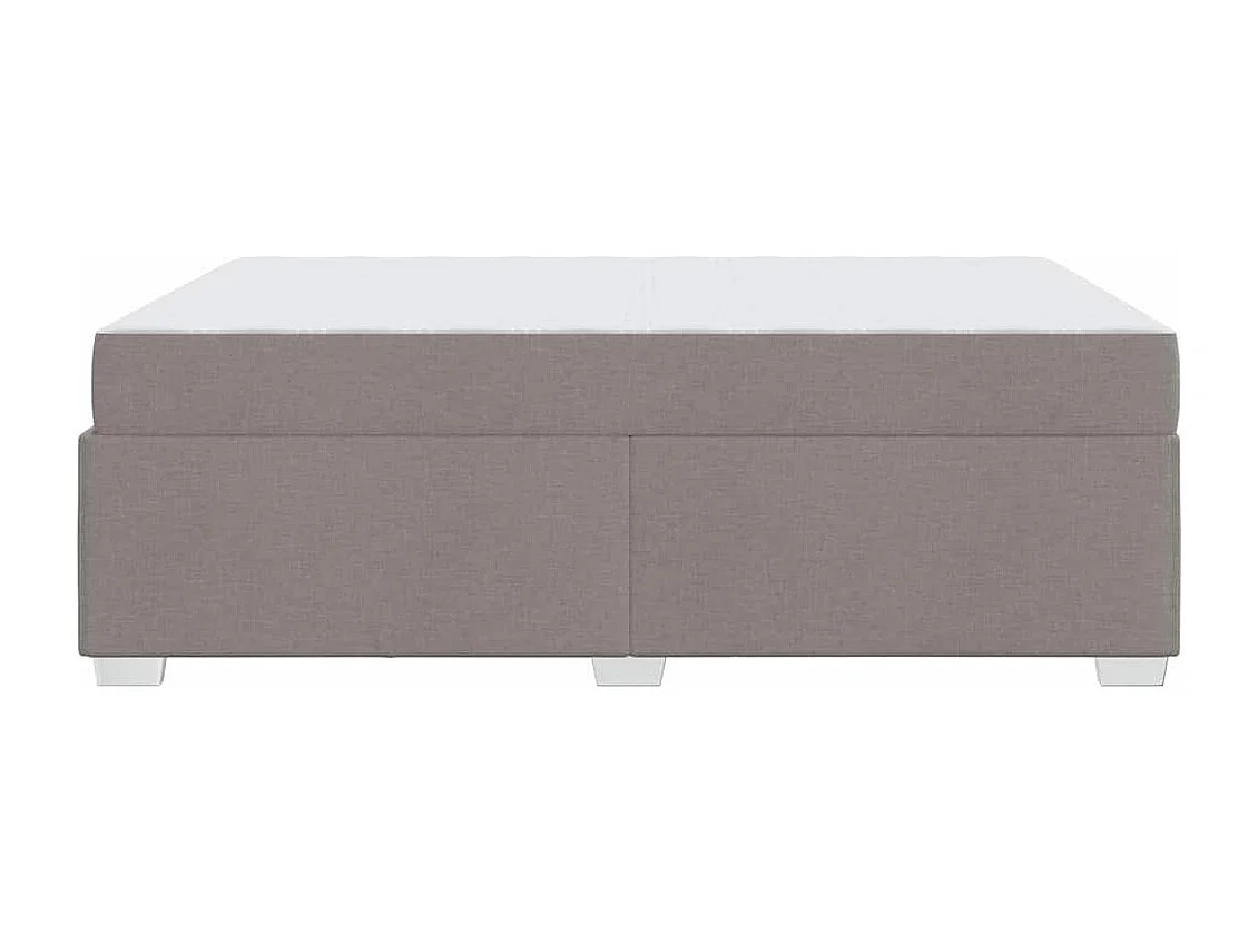 Cadre de lit Taupe 160 x 200 cm tissu