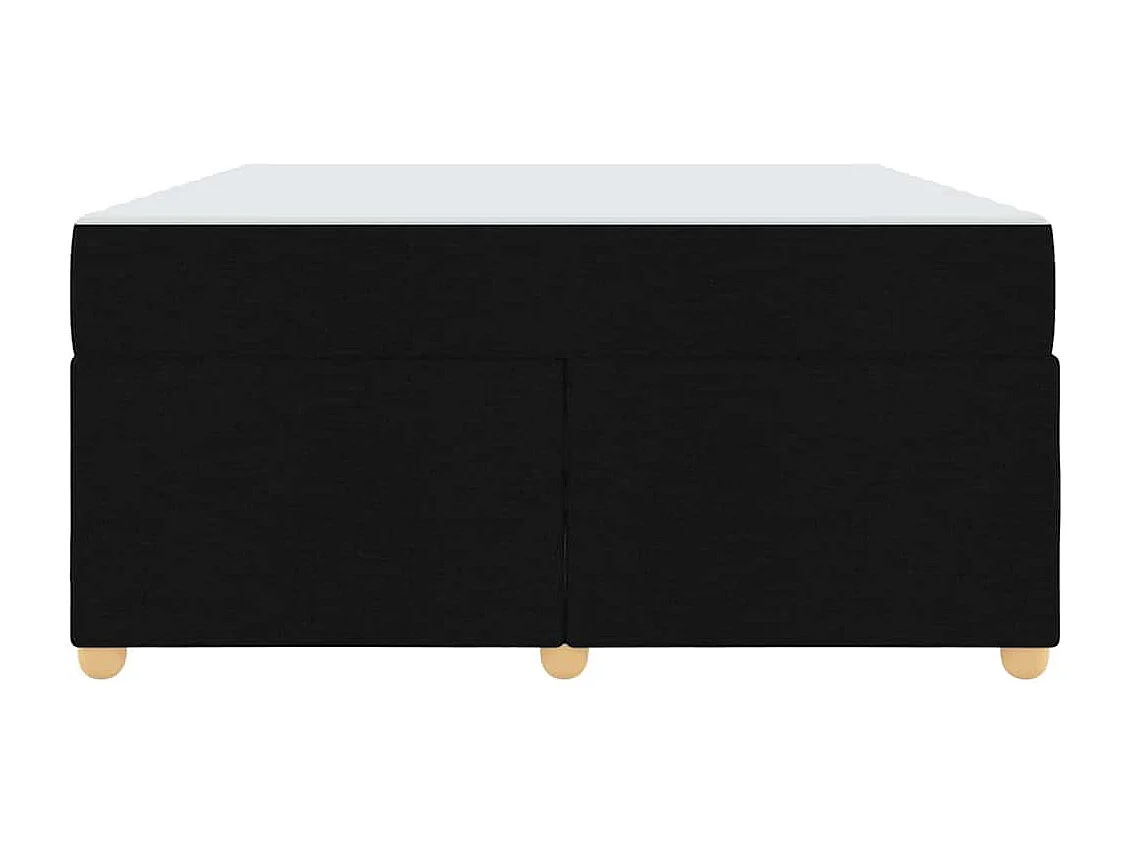 Bedframe met matras Zwart 140 x 200 cm Stof