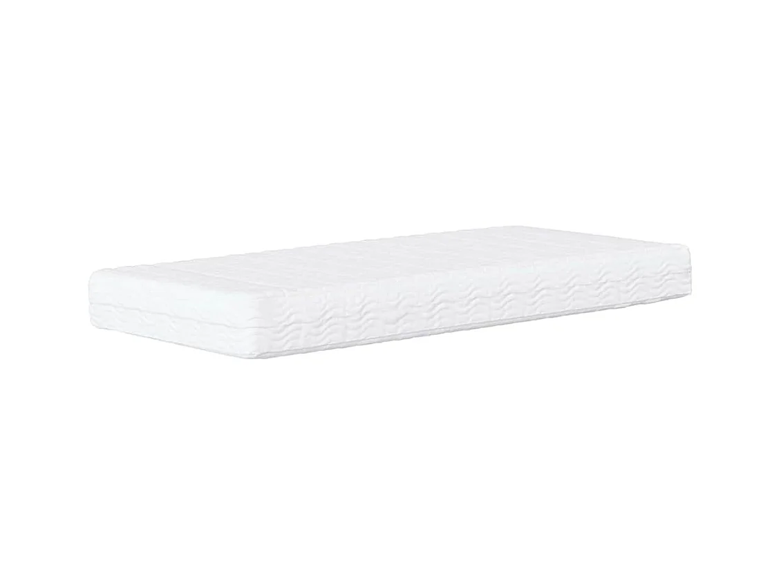 Cadre de lit d'angle avec matelas Turquoise 80 x 200 cm Velours