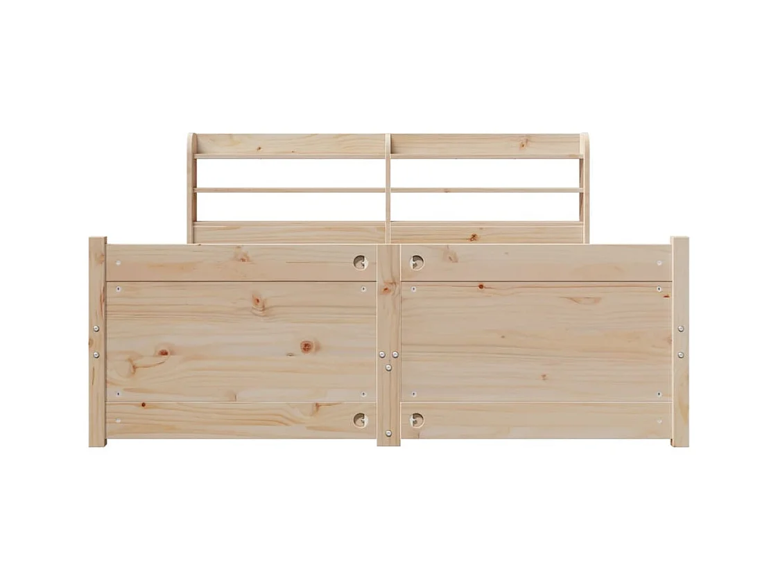 Cadre de lit avec tête de lit sans matelas 160x200 cm