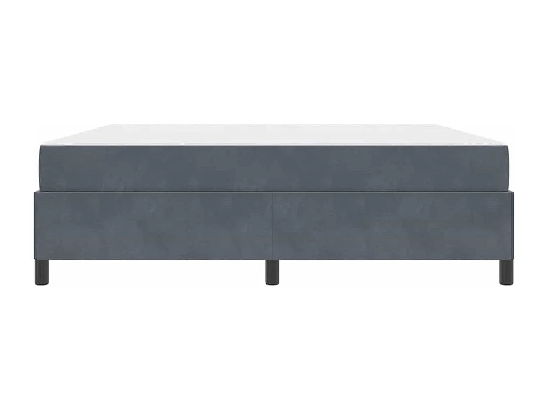 Estrutura da Cama Cinza Escuro, Cinza e Branco 180 x 200 cm