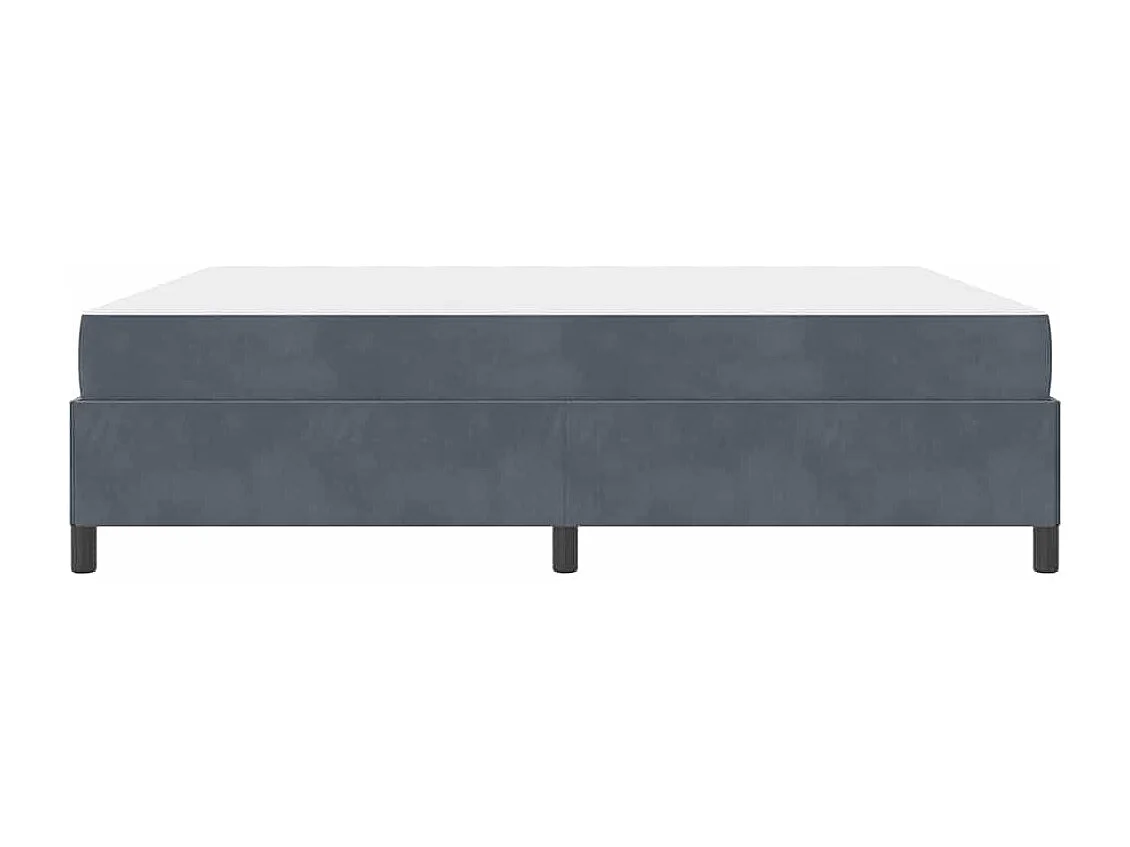 Estrutura da Cama Cinza Escuro, Cinza e Branco 180 x 200 cm