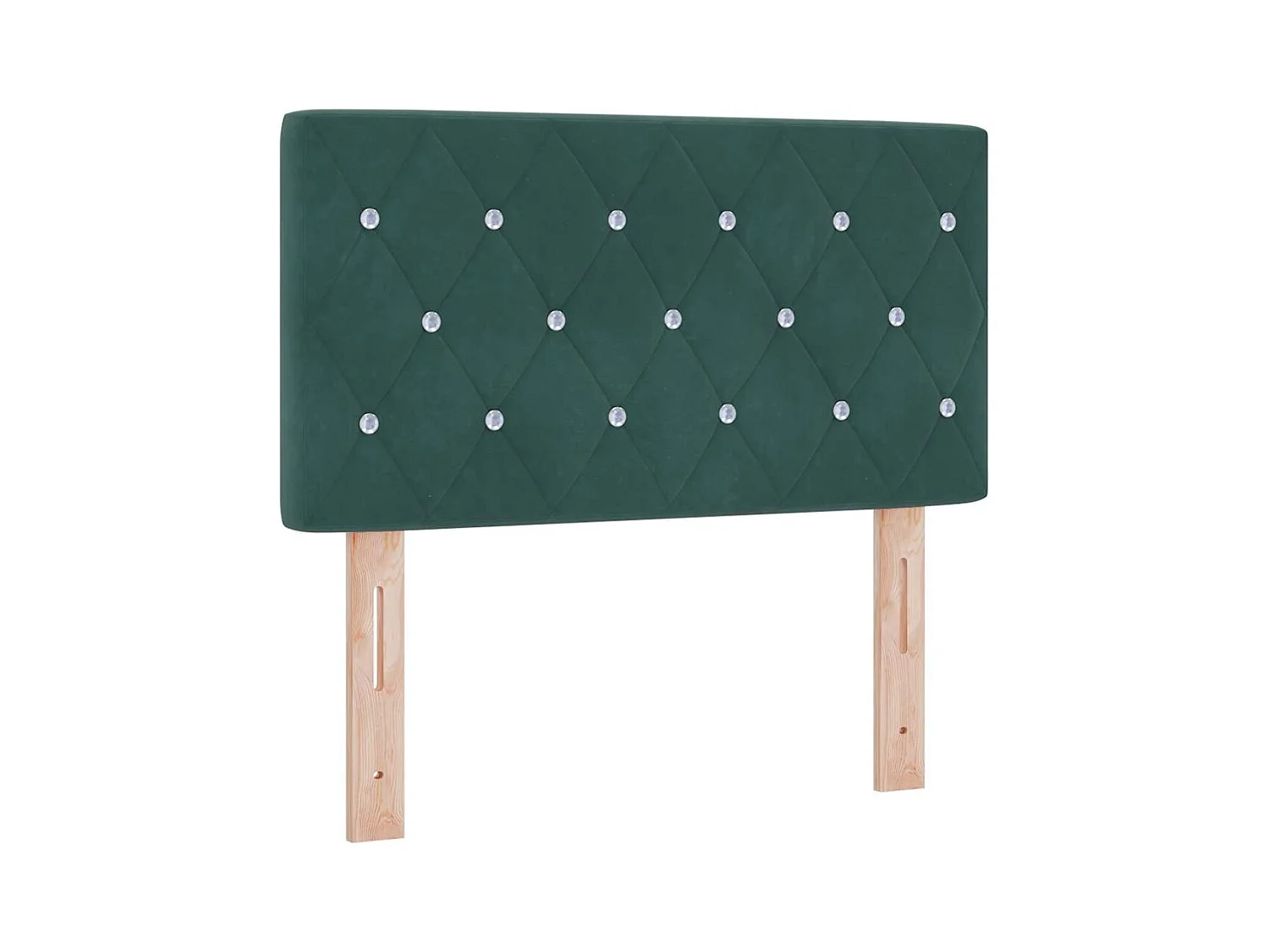 Cadre de lit avec matelas noir 100x200 cm en velours