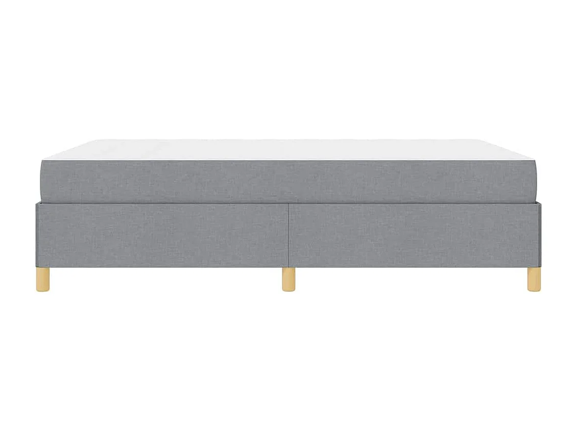 Cadre de lit Gris clair, blanc et gris clair 140 x 200 cm