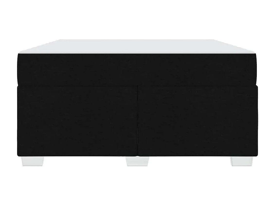 Estructura de cama Negro 160 x 200 cm tela