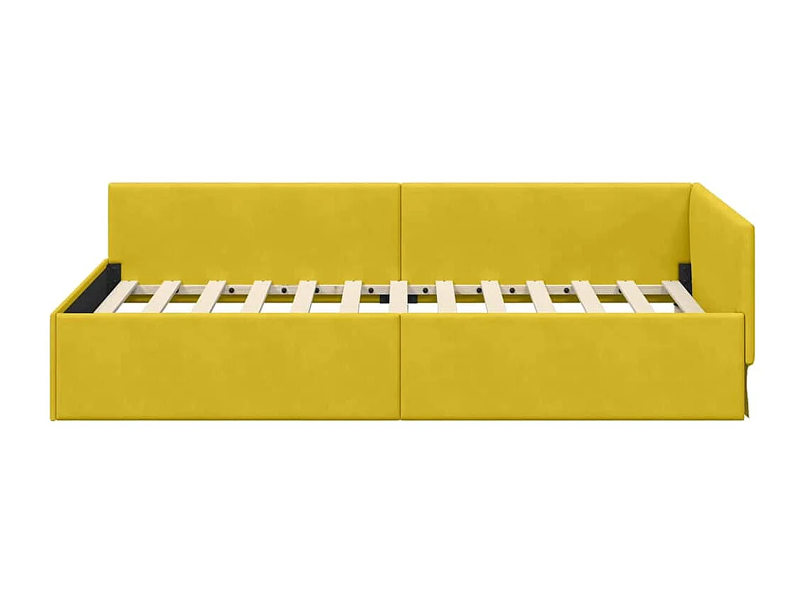 Anders met hoofdeinde Geel 90 x 200 cm