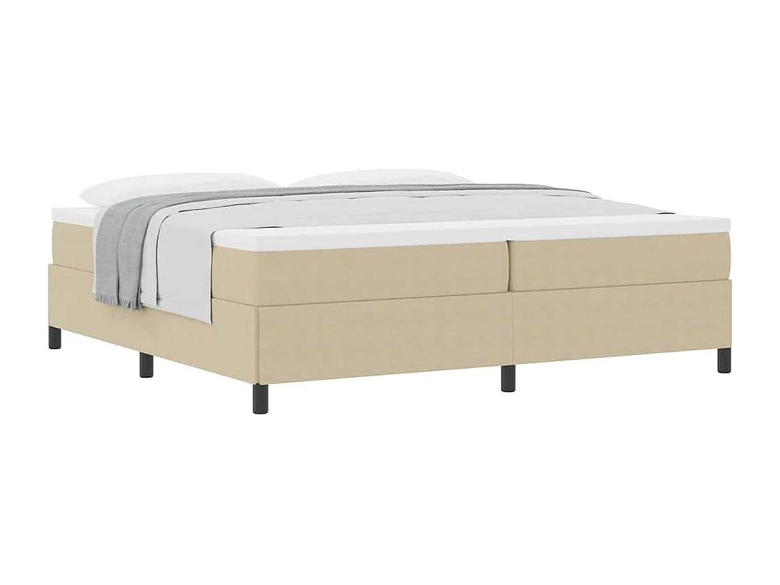 Estructura de cama Verde grisáceo 200 x 200 cm Telas de pana