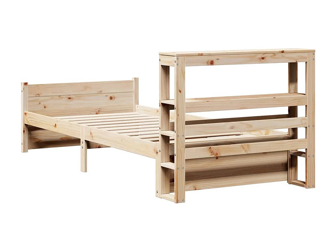 Cadre de lit avec tête de lit sans matelas 90x190 cm