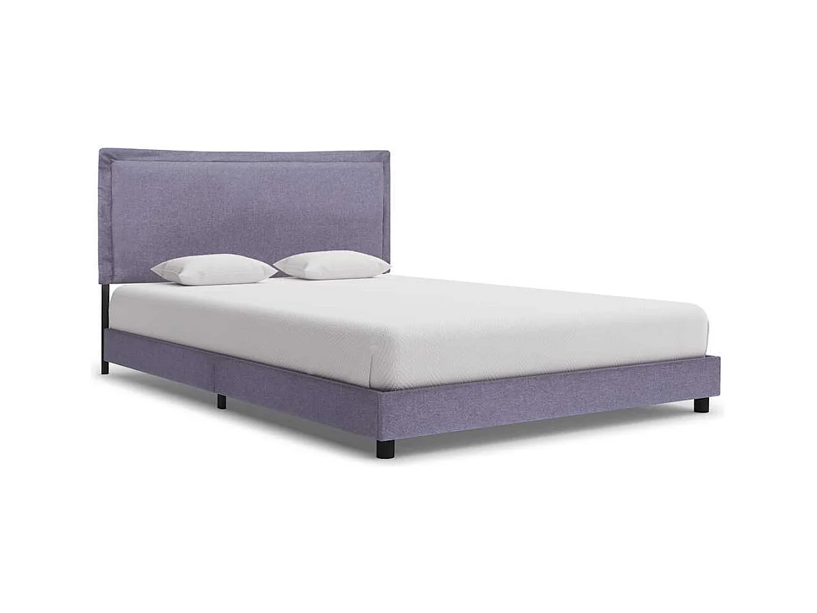 Bedframe zonder matras 135x190 cm lichtgrijs