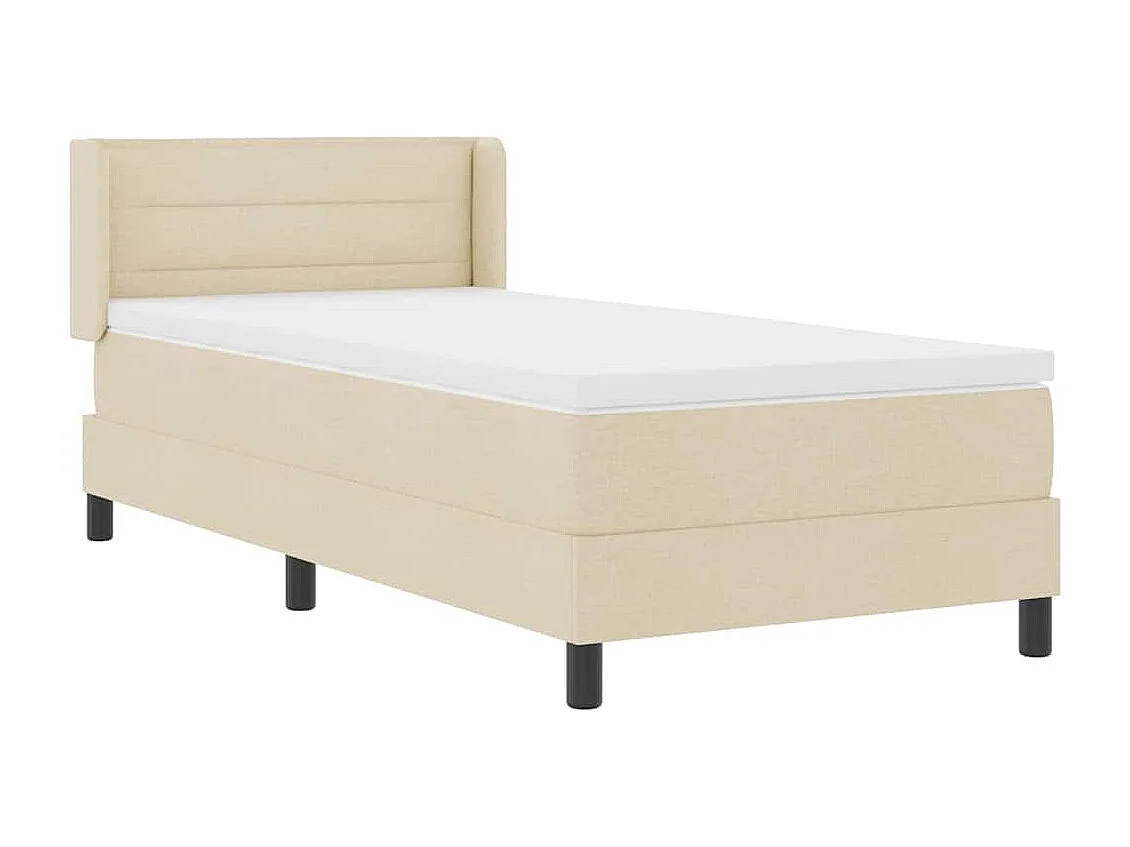 Boxspringbed met matras met matras Crème 80 x 200 cm