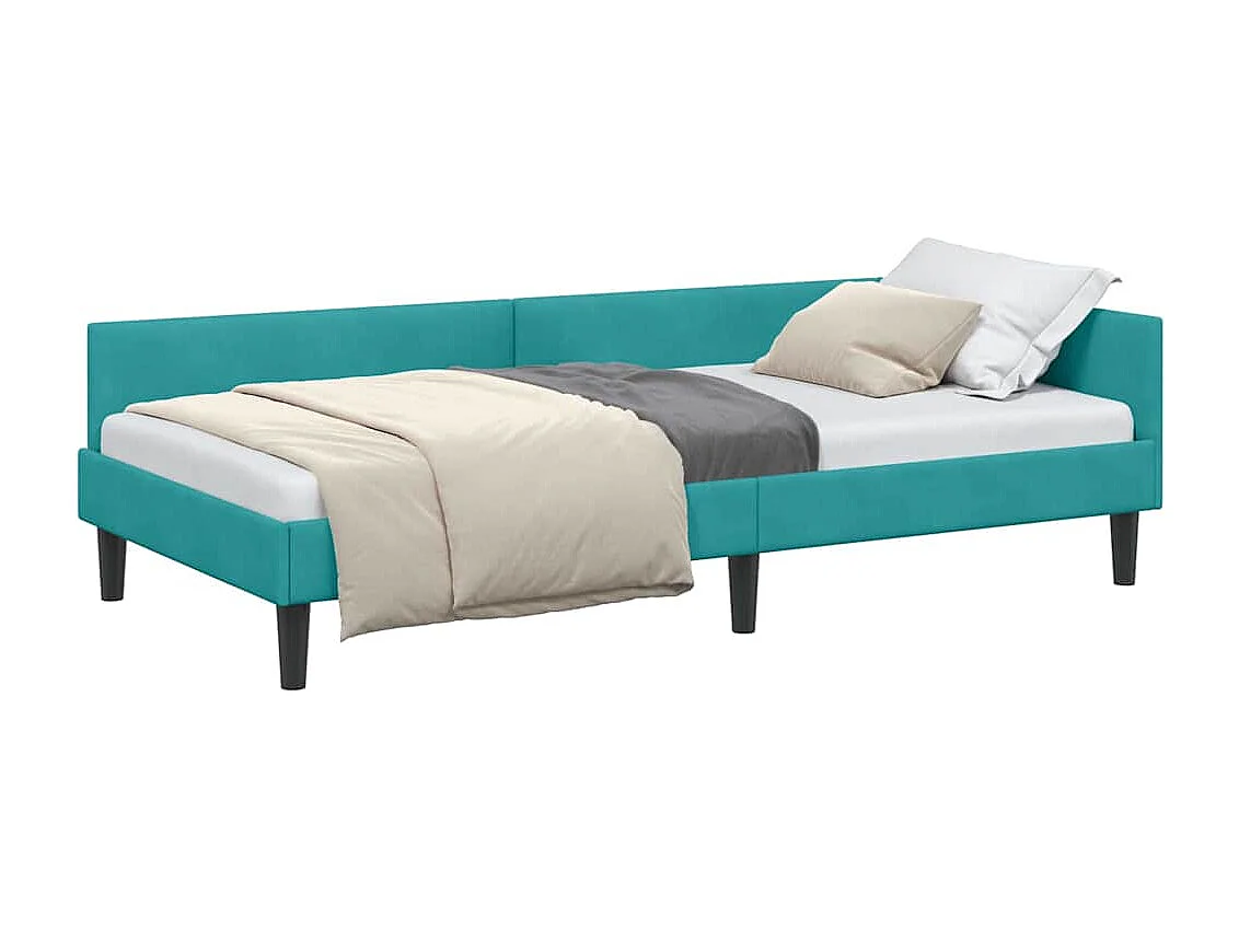 Estructura de Cama Esquinera con cabecera Tuquesa 80 x 200 cm