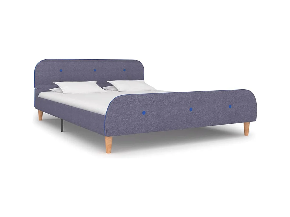 Bedframe zonder matras 135x190 cm lichtgrijs