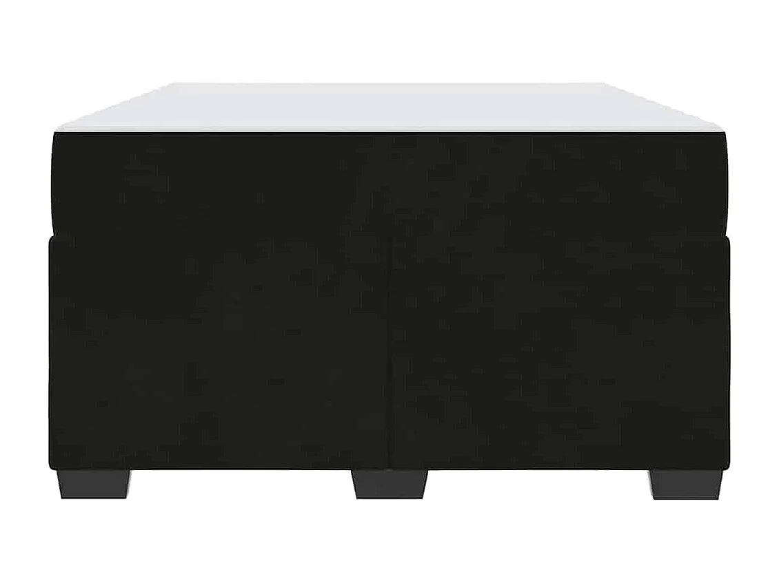 Bedframe met matras met matras Zwart 120 x 200 cm Fluweel