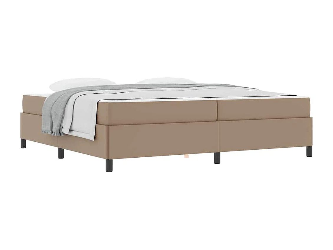 Estructura de cama con colchón Capuchino 200 x 200 cm