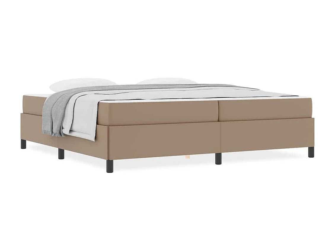 Estructura de cama con colchón Capuchino 200 x 200 cm